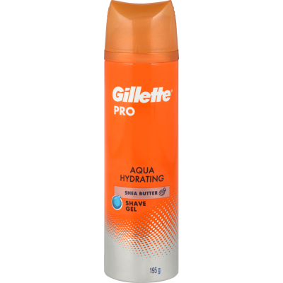 Gillette Pro Aqua Hydrating Shave Gel 195g