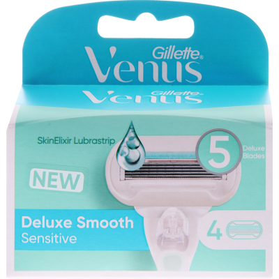 Gillette Venus Deluxe Smooth Sensitive Cartridges 4pk