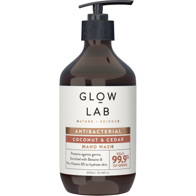 Glow Lab Anti-Bacterial Coconut & Cedar Hand Wash 300ml
