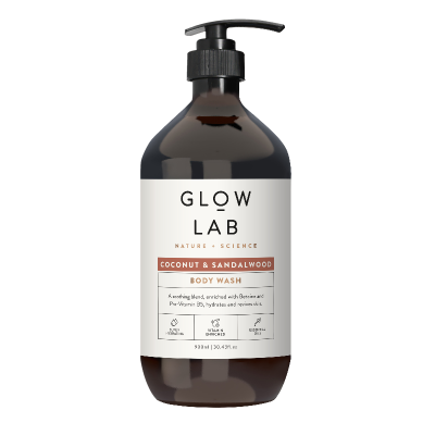 Glow Lab Coconut & Sandalwood Body Wash 900ml