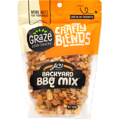 Graze Crafty Blends Backyard BBQ Mix 400g