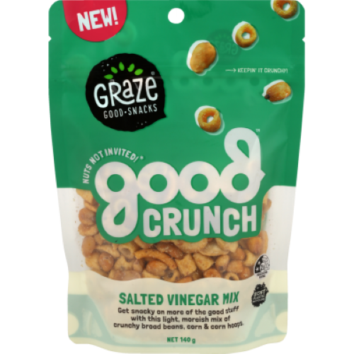 Graze Good Crunch Salted Vinegar Mix 140g