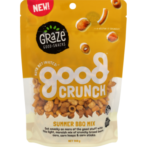 Graze Good Crunch Summer Barbecue Mix 140g