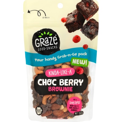 Graze Kinda-Like-A Choc Berry Brownie 150g