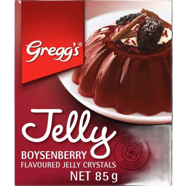 Gregg's Boysenberry Flavoured Jelly Crystals 85g