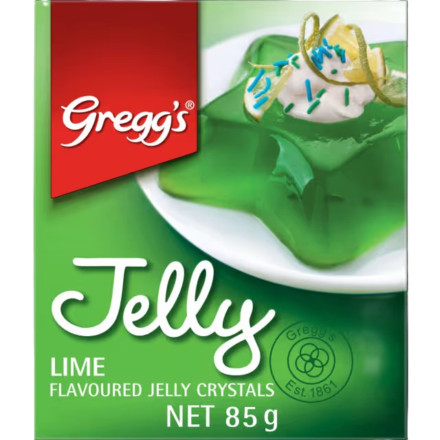 Gregg's Lime Flavoured Jelly Crystals 85g