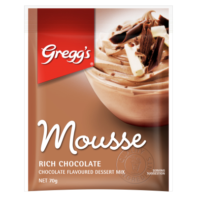 Gregg's Mousse Rich Chocolate Flavoured Dessert Mix 70g