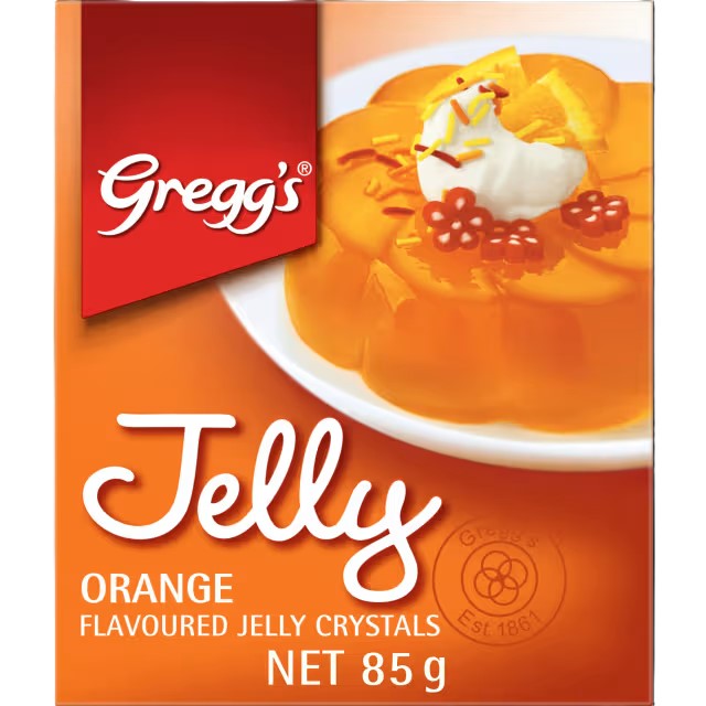 Gregg's Orange Flavoured Jelly Crystals 85g