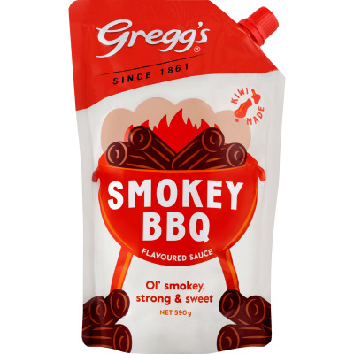 Gregg's Smokey BBQ Sauce Pouch 590g