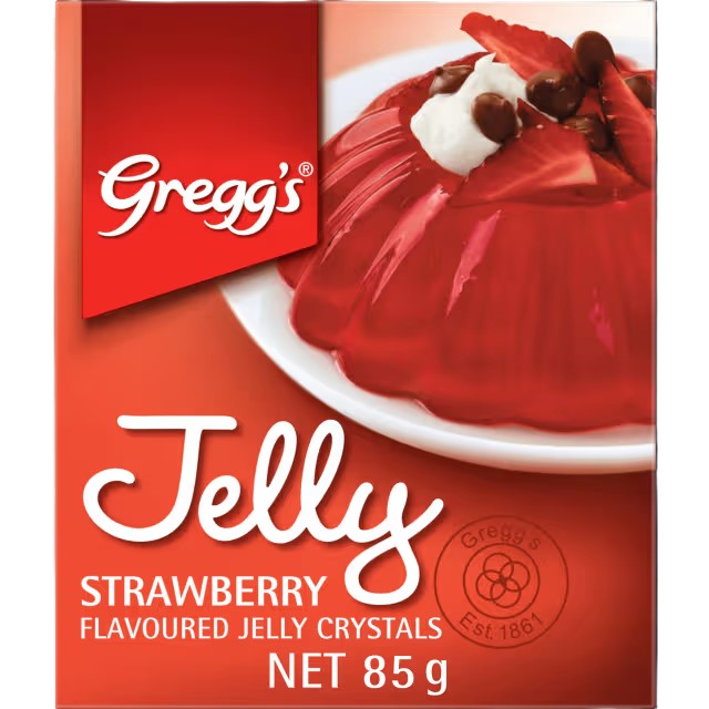 Gregg's Strawberry Flavoured Jelly Crystals 85g