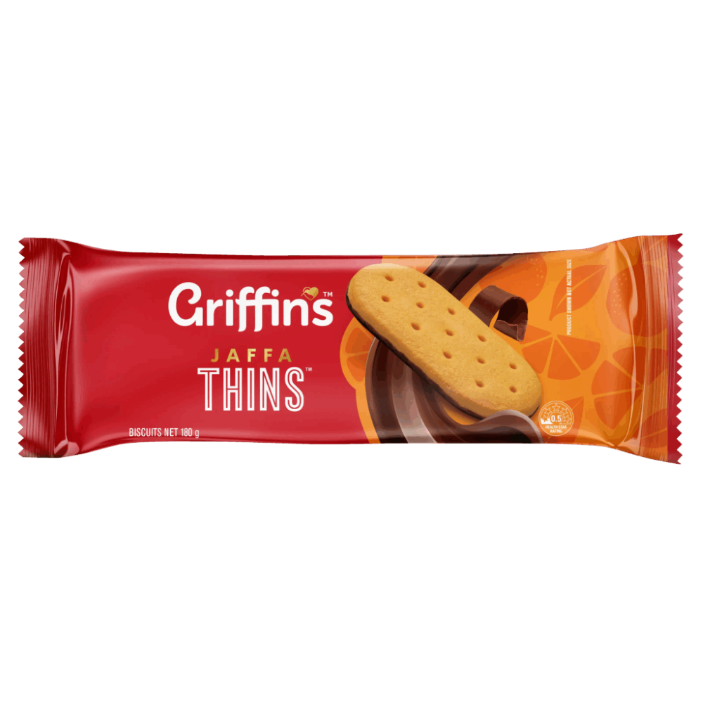 Griffin's Jaffa Thins Biscuits 180g