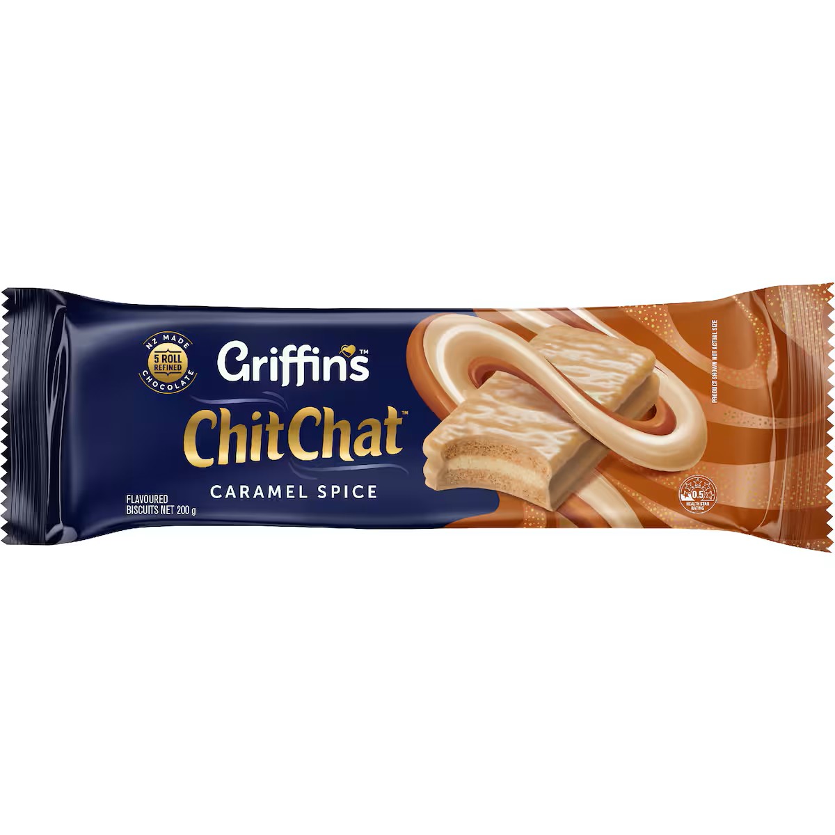 Griffin's Chit Chat Caramel Spice Chocolate Biscuits 200g