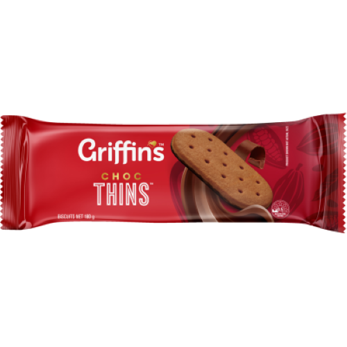Griffin's Choc Thins Biscuits 180g