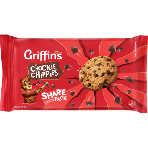 Griffin's Chockie Chippies Biscuits Share Pack 320g
