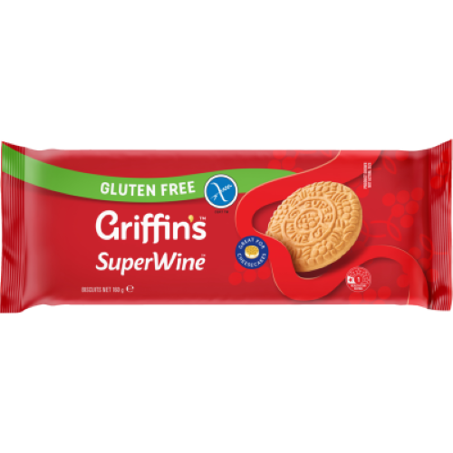 Griffin's Gluten Free Superwine Biscuits 160g