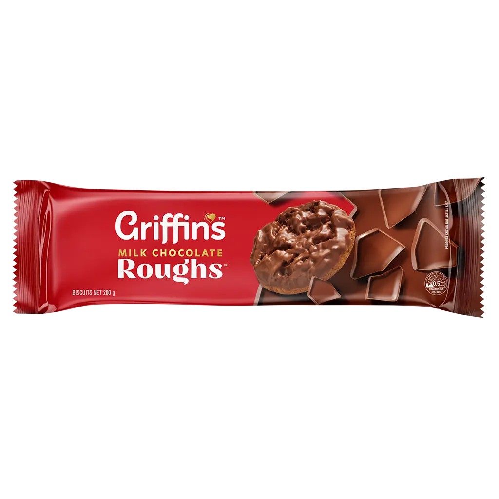 Griffin's Milk Chocolate Roughs Biscuits 200g