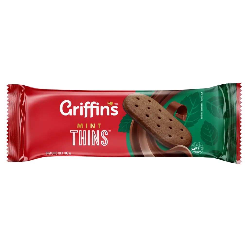 Griffin's Mint Thins Biscuits 180g