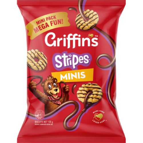 Griffin's Stripes Minis Biscuits 125g