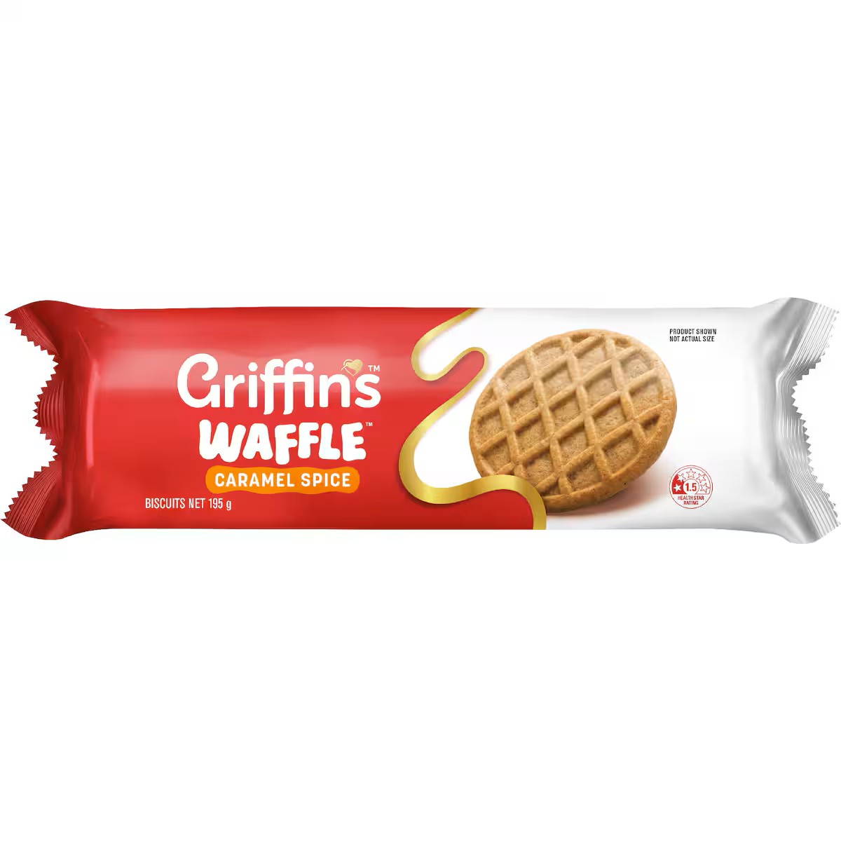 Griffin's Waffle Caramel Spice Biscuits 195g