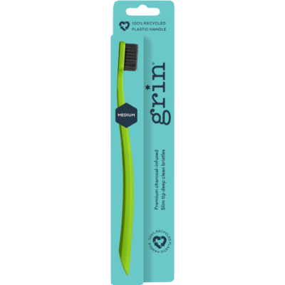 Grin Adults Recycled Medium Toothbrush 1pk