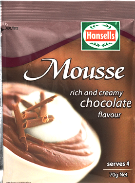 Hansells Chocolate Flavour Mousse 70g