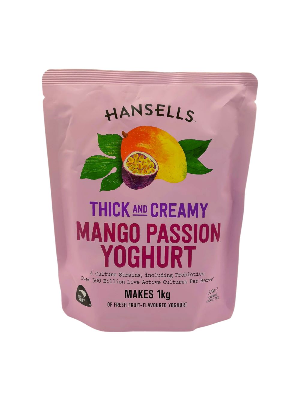 Hansells Thick And Creamy Mango Passion Yoghurt Mix 220g