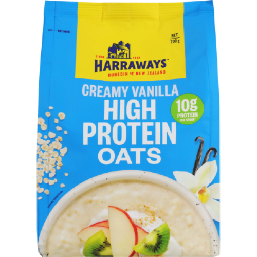 Harraways Creamy Vanilla High Protein Oats 700g