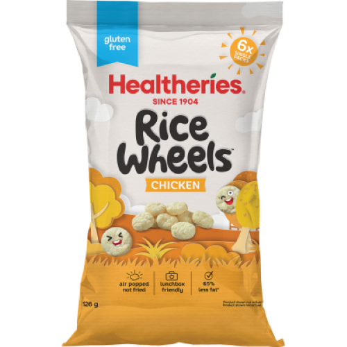 Healtheries Chicken Rice Wheel Snack 126g