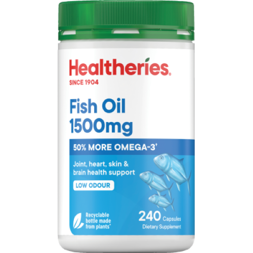 Healtheries Fish Oil 1500mg Capsules 240pk