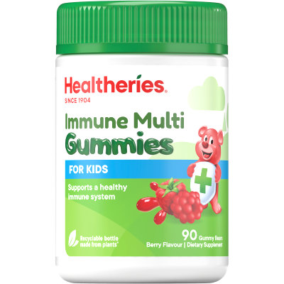 Healtheries Immune Multi for Kids Berry Flavour Gummy Bears 90pk