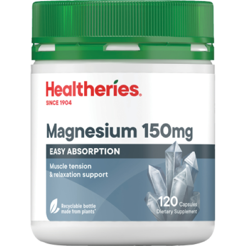 Healtheries Magnesium 150mg Capsules 120pk
