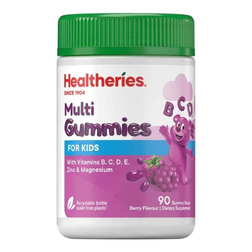Healtheries Multi Gummies for Kids Berry Flavour Gummy Bears 90pk