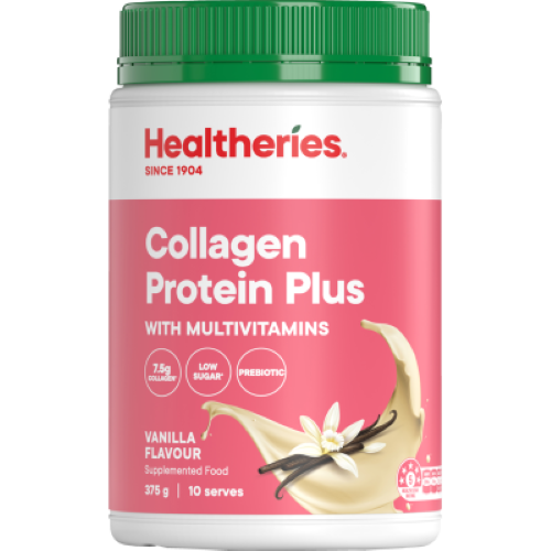 Healtheries Vanilla Collagen Protein Plus 375G