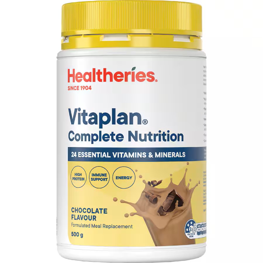 Healtheries Vitaplan Chocolate Flavour Formulated Meal Replacement 500g