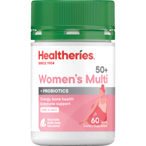 Healtheries Women's 50+ Multi One A Day Tablets 60pk