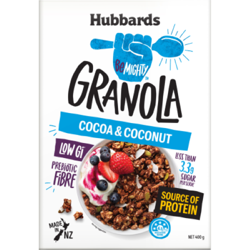 Hubbards BeMighty Cocoa & Coconut Granola 400g