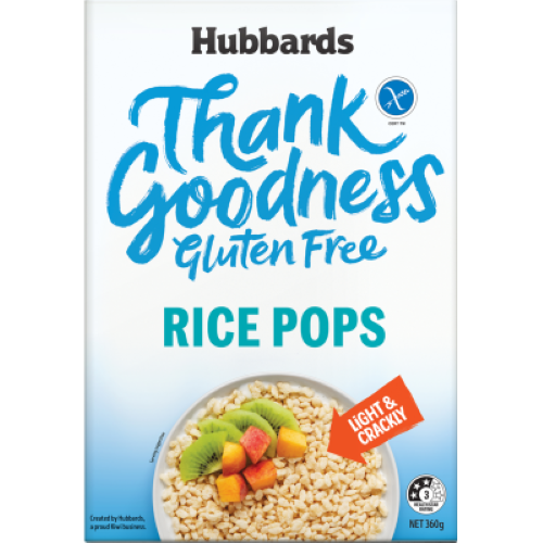 Hubbards Thank Goodness Gluten Free Rice Pops 360g