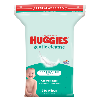 Huggies Cucumber & Aloe Thick Baby Wipes 240pk