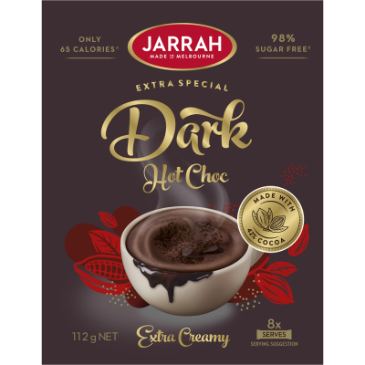 Jarrah Dark Hot Choc Drinking Chocolate 8 x 14g