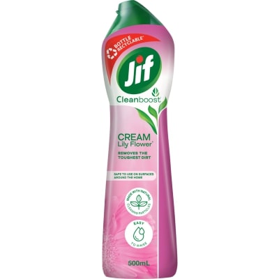Jif Cleanboost Lily Flower Cream Cleanser 500ml