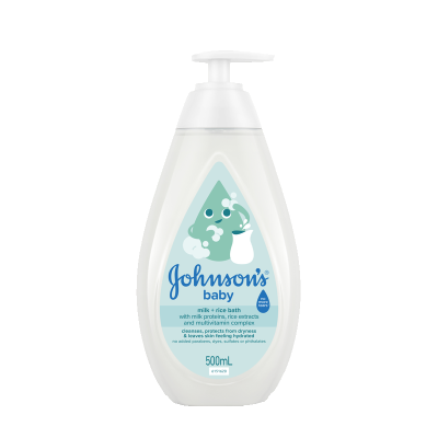 Johnson's Baby Milk + Rice Bath Wash 500ml