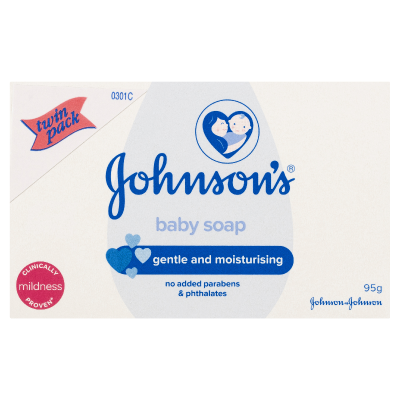 Johnson's Baby Soap Twin Pack 2 x 95g