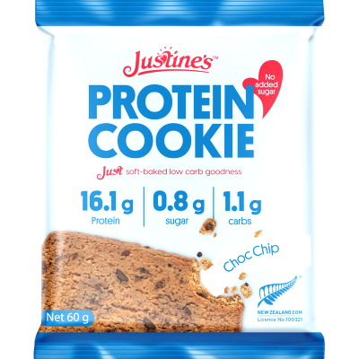 Justine's Choc Chip Protein Cookie 60g
