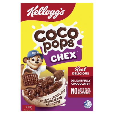 Kellogg's Coco Pops Chex Breakfast Cereal 290g