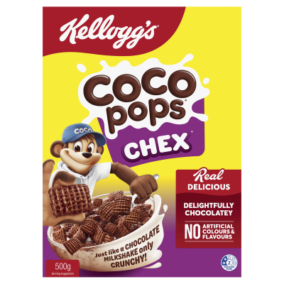 Kellogg's Coco Pops Chex Breakfast Cereal 500g