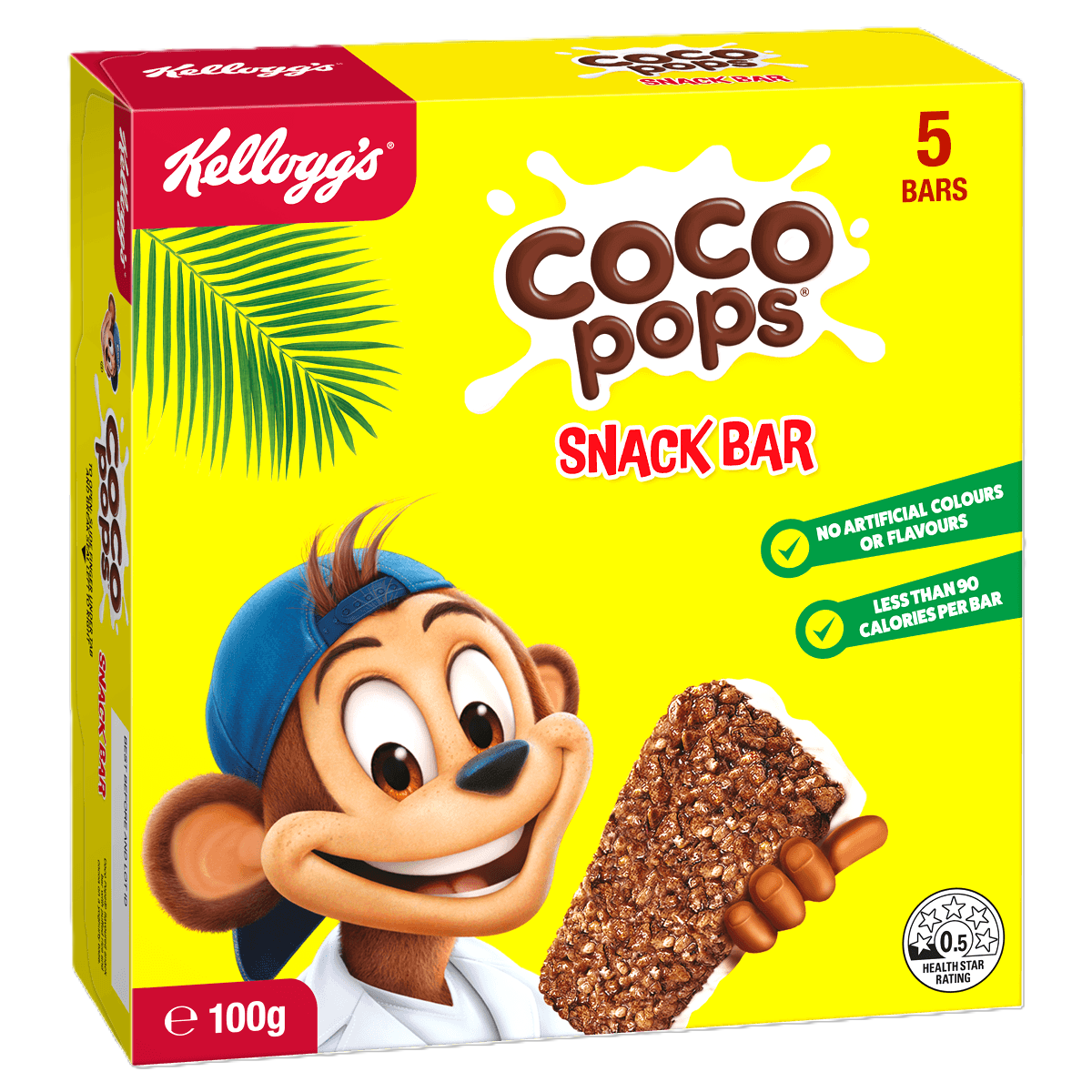 Kellogg's Coco Pops Snack Bars 5 x 20g
