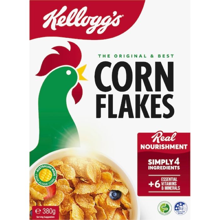 Kellogg's Corn Flakes Breakfast Cereal 380g