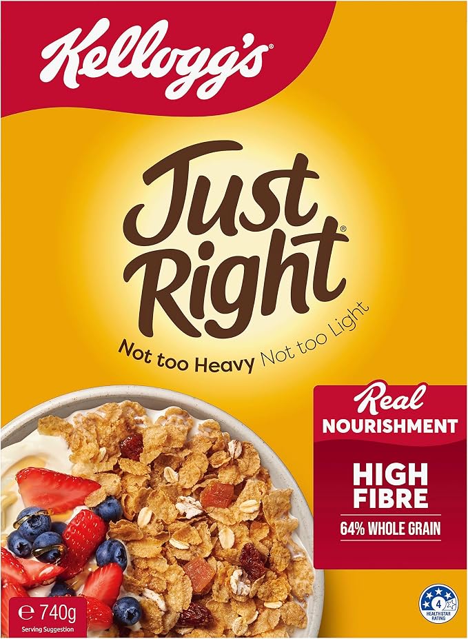 Kellogg's Just Right Original Breakfast Cereal 740g
