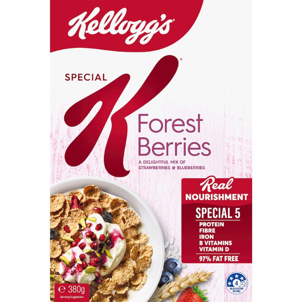Kellogg's Special K Forest Berries Breakfast Cereal 380g