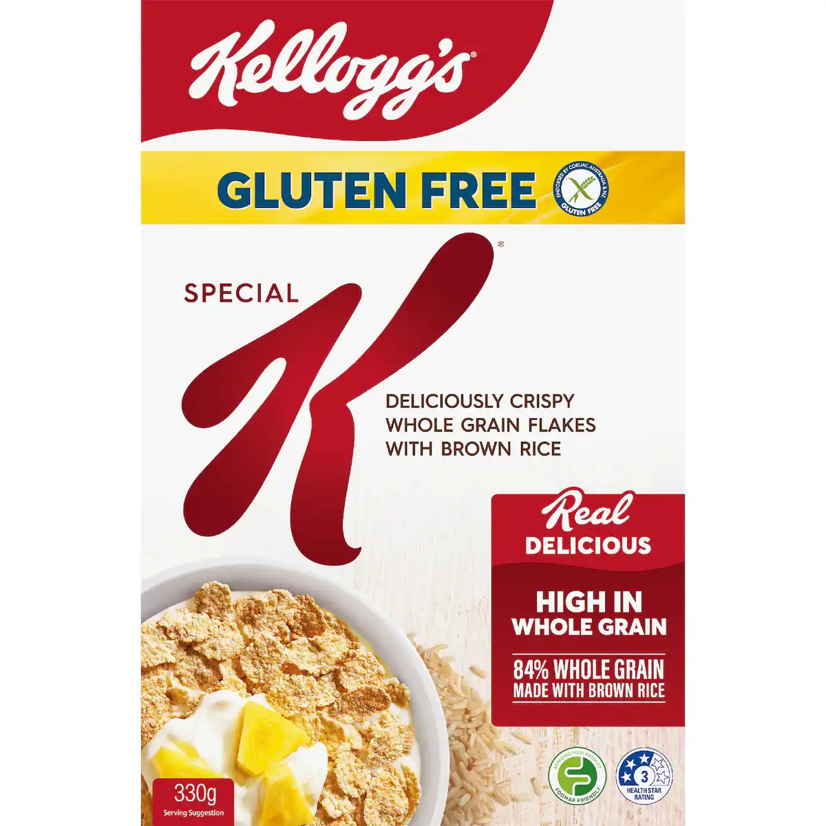Kellogg's Special K Gluten Free Breakfast Cereal 330g
